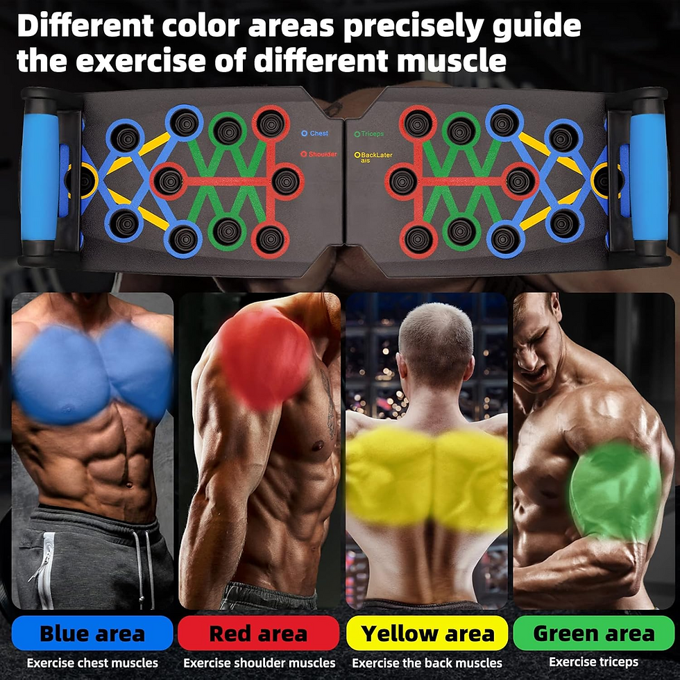 Thumbnail: 28 in 1 Push Up Rack Board System Fitness Workout Train Home Gym Exercise Stands