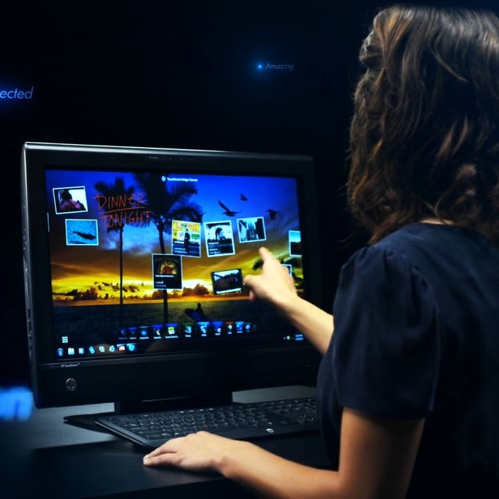 Digital interface design showcasing interactive screen-based user experience