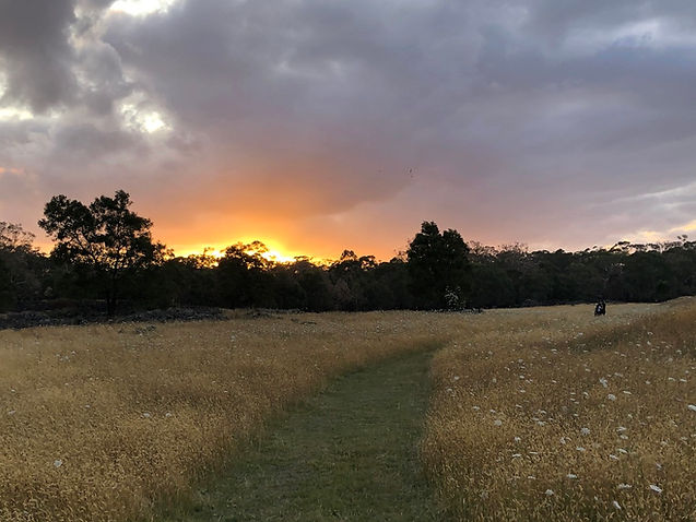 Sunset in Budj Bim.