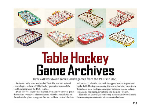 Page 113 Table Hockey Archives
