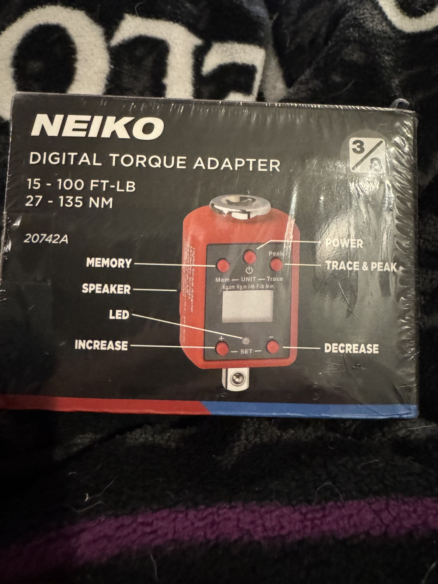 New-NEIKO 3/8 digital gauge torque adapter ￼