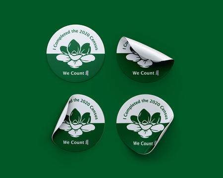 We Count MS Census Stickers