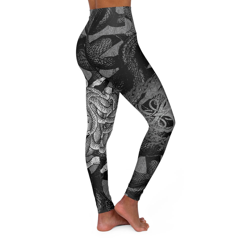 Thumbnail: High Waisted Yoga Leggings Medusa