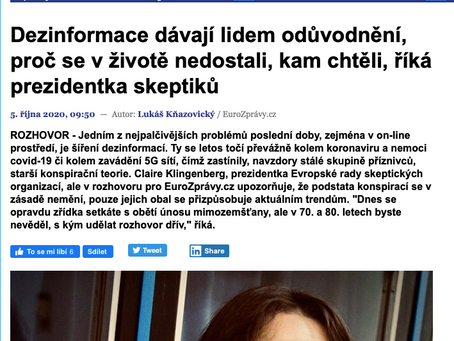 Rozhovor pro Eurozprávy