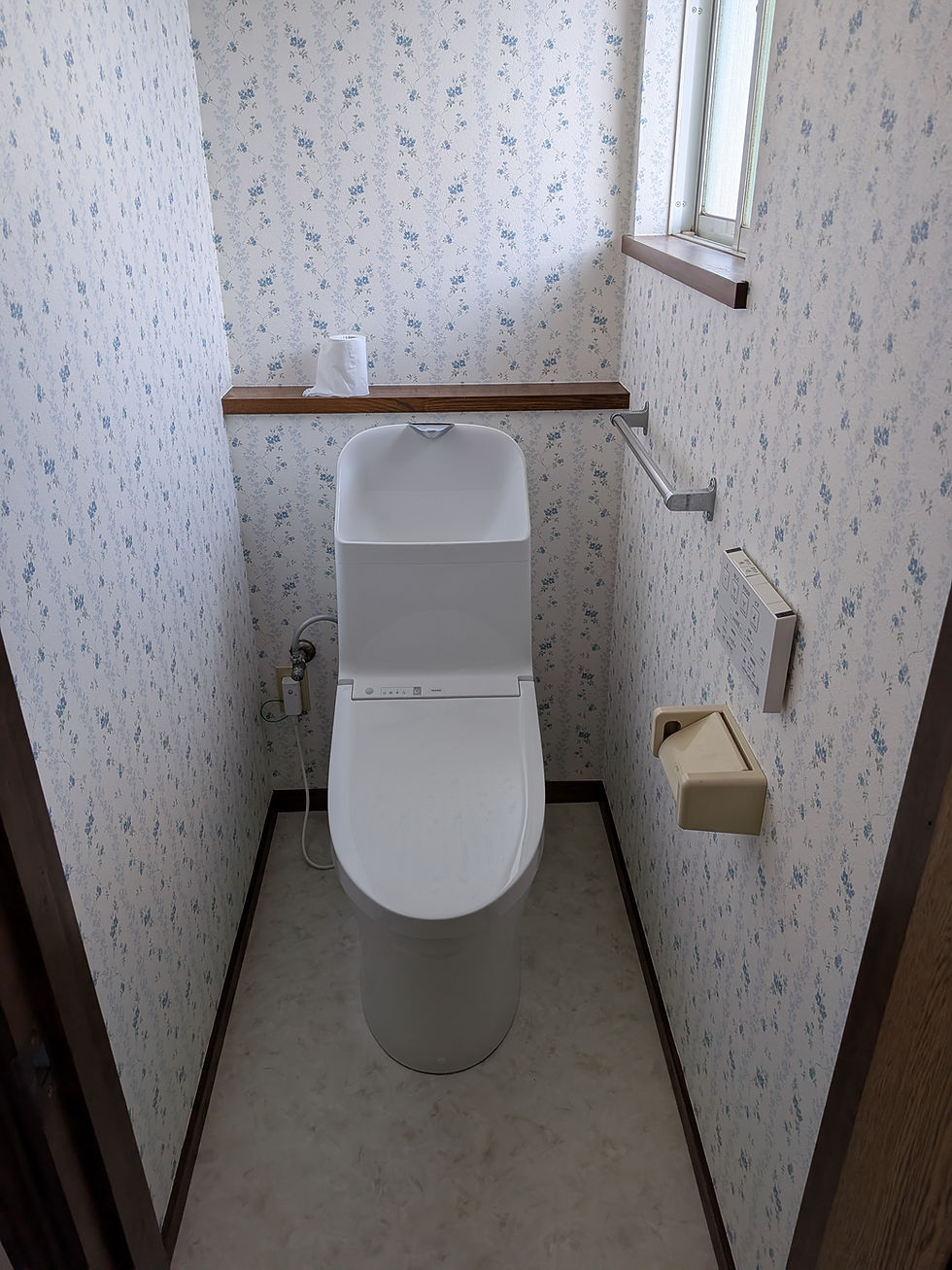 トイレ改装工事しました。