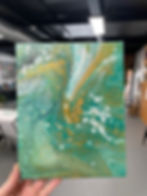 Paint Pouring Canvas Art