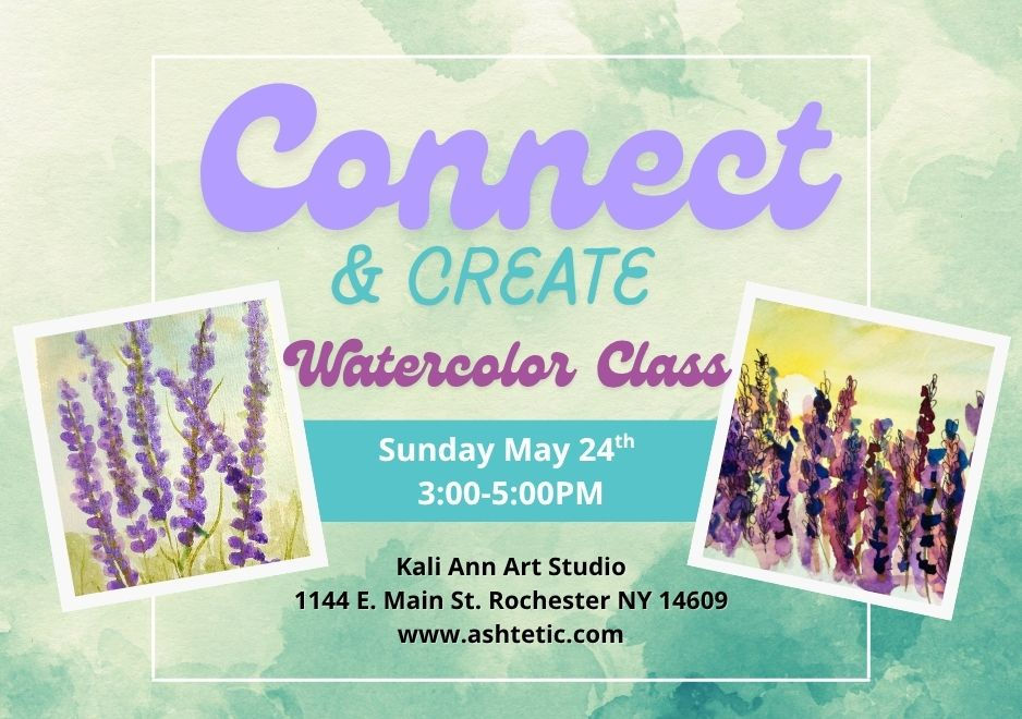 Connect & Create: Watercolor Class