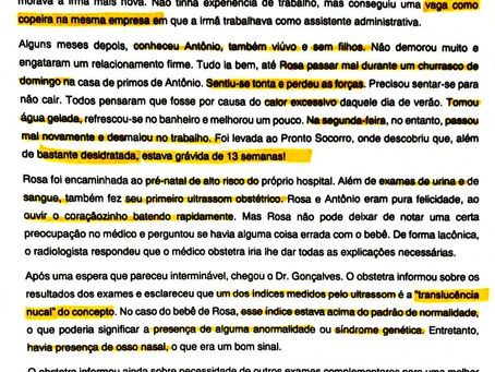 NCS- Principais síndromes cromossômicas; idade avançada; alterações emocionais x gestação; prénatal
