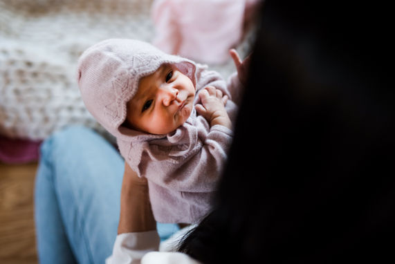newborn baby awake