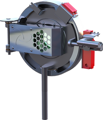 Porta da Máquina de Tingimento com NR 12 