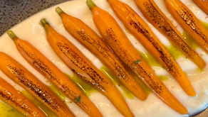 torched carrots  