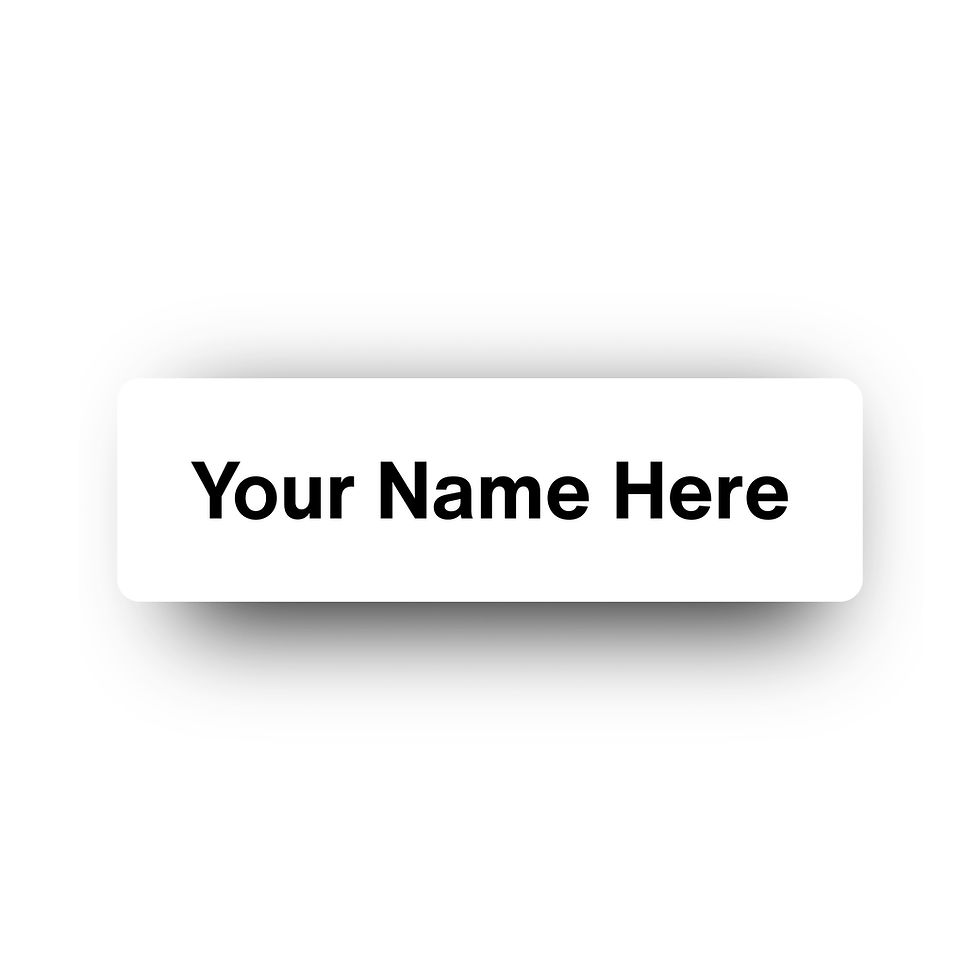 Thumbnail: Small Ultra Durable Personalised Stick-On Name Labels
