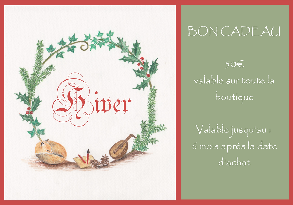 Miniature : Bons cadeaux personnalisés 5€ à 500€