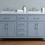 Thumbnail: Leigh 60" Grey Double Sink Vanity