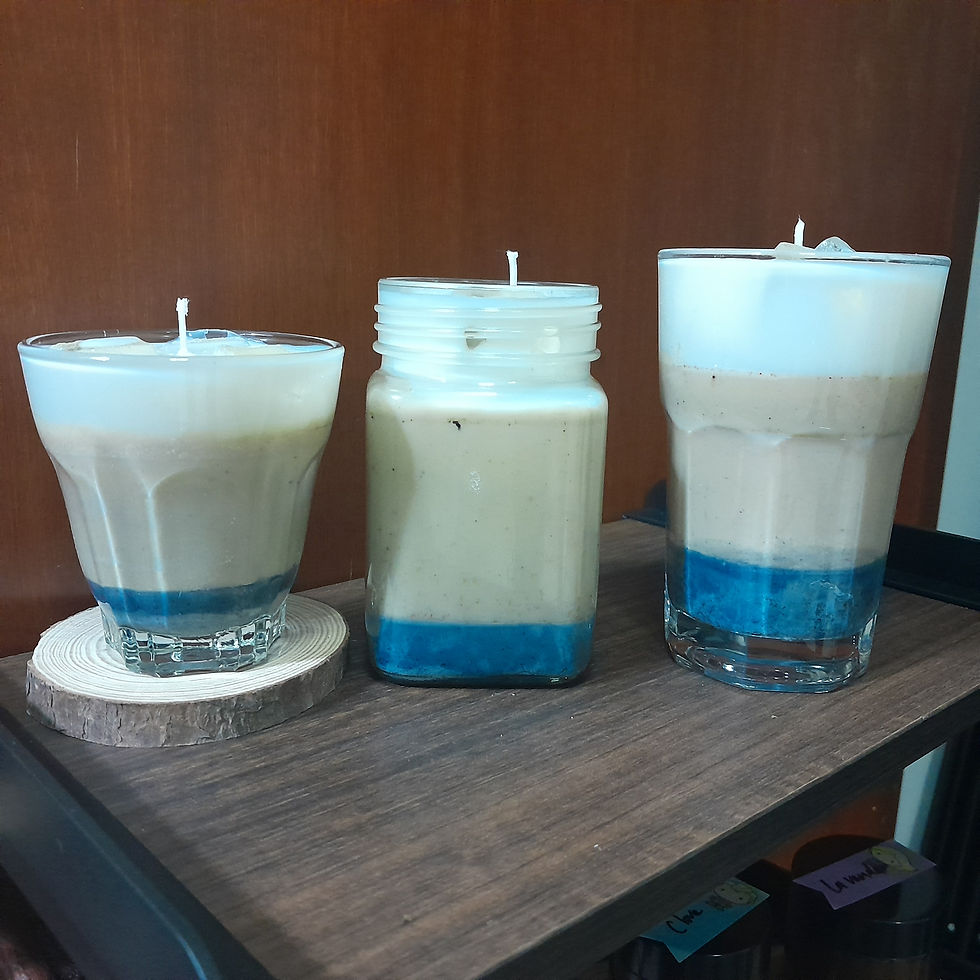 Coffee Soy Wax Candle (135ml) with 2 other coffee candles