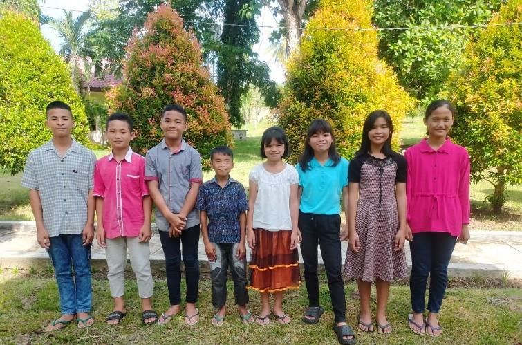 Indonesian children who are orphaned or fatherless join Tomorrow's Hope.