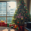 Thumbnail: Multi-coloured Basic Tinsel Titan Christmas Tree