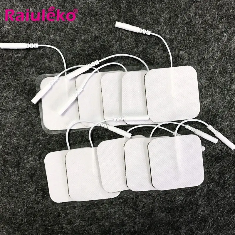 20/10p 5x5cm High Quality Nerve Stimulator Silicone Gel Electrode Pads Tens