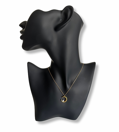 Buy Moon Jewelry Pendant Necklace Chakra Healing Natural Crystal Quartz