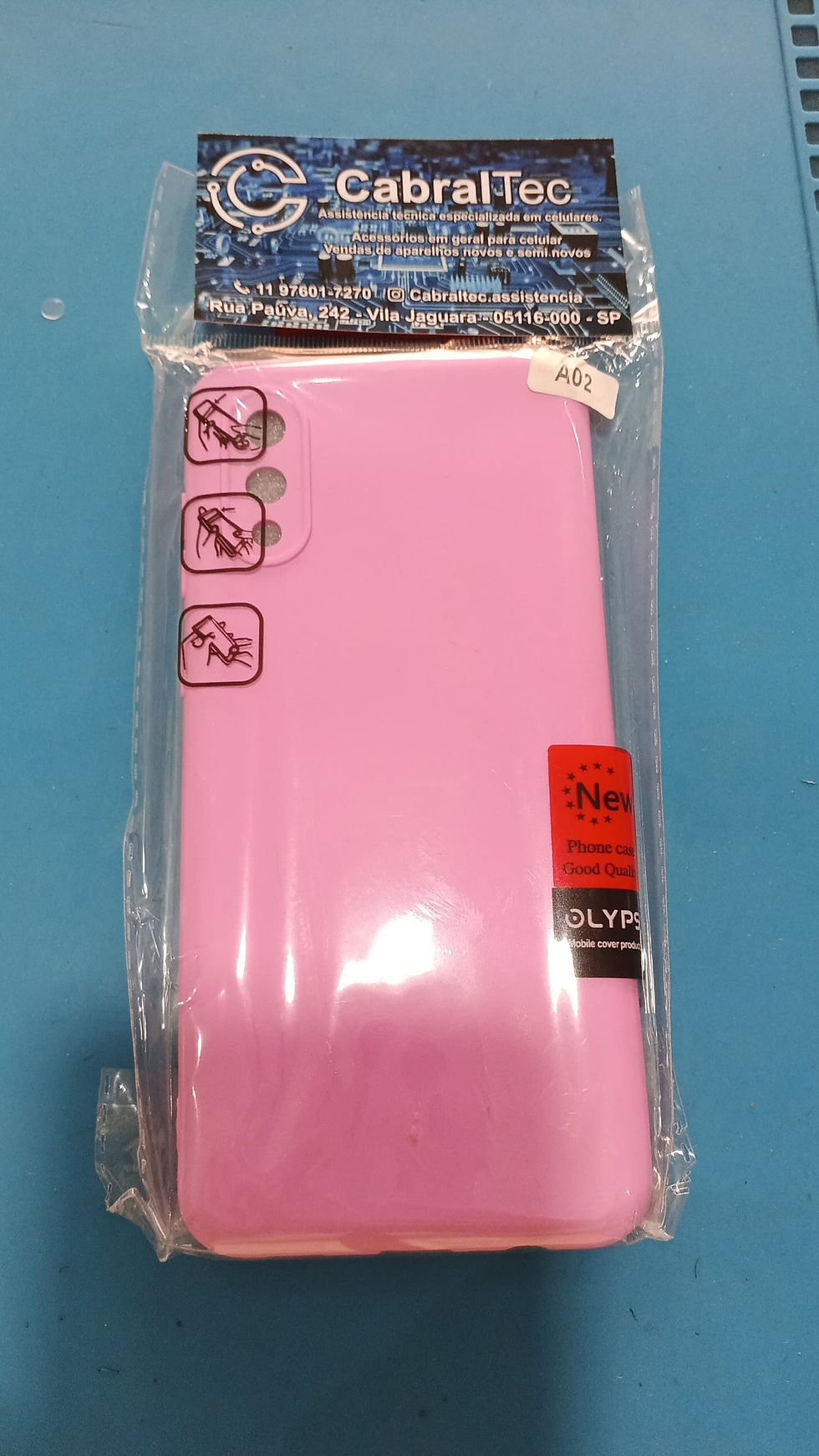 Capinha Samsung A02 (Rosa)