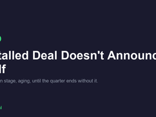 The Deals Quietly Stalling in Your Pipeline