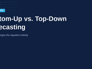 Bottom-Up vs. Top-Down Forecasting: Why AI Changes the Equation Entirely