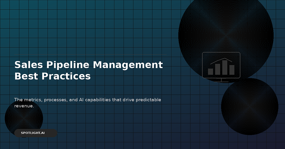 Sales Pipeline Management Best Practices and Tips for 2026