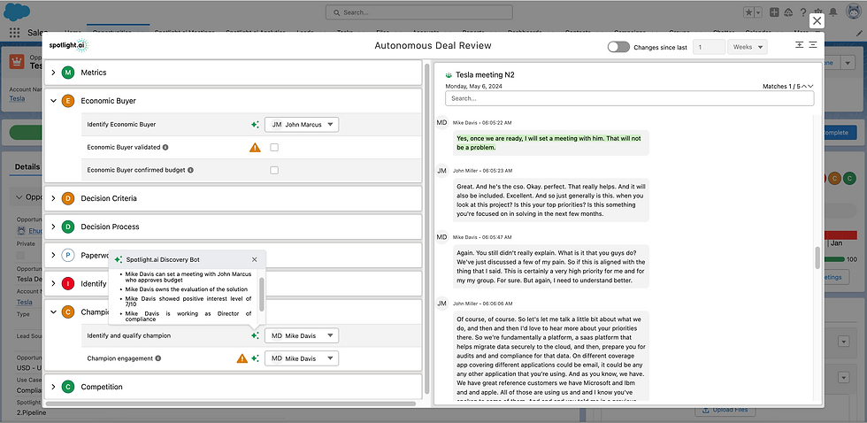 Autonomous Deal Review in Salesforce
