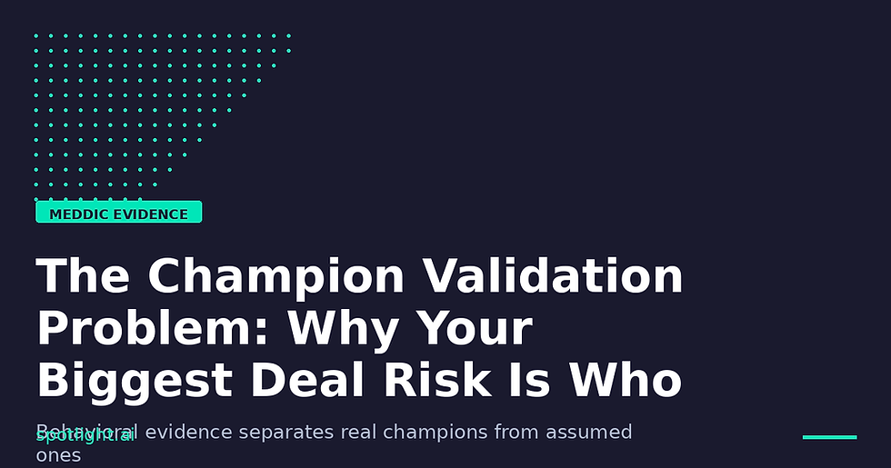 The Champion Validation