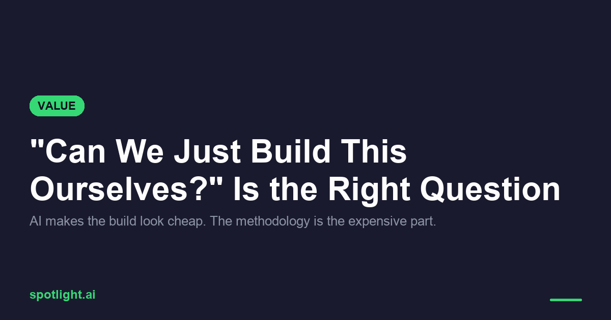 Can You Build Your Own Value Tool With AI?
