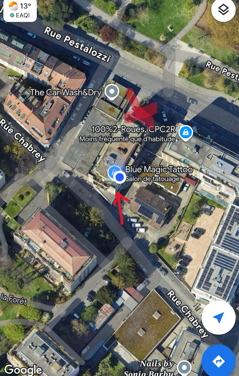 Parking Pestalozzi (proche ONU)