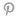 Grey Pinterest Icon