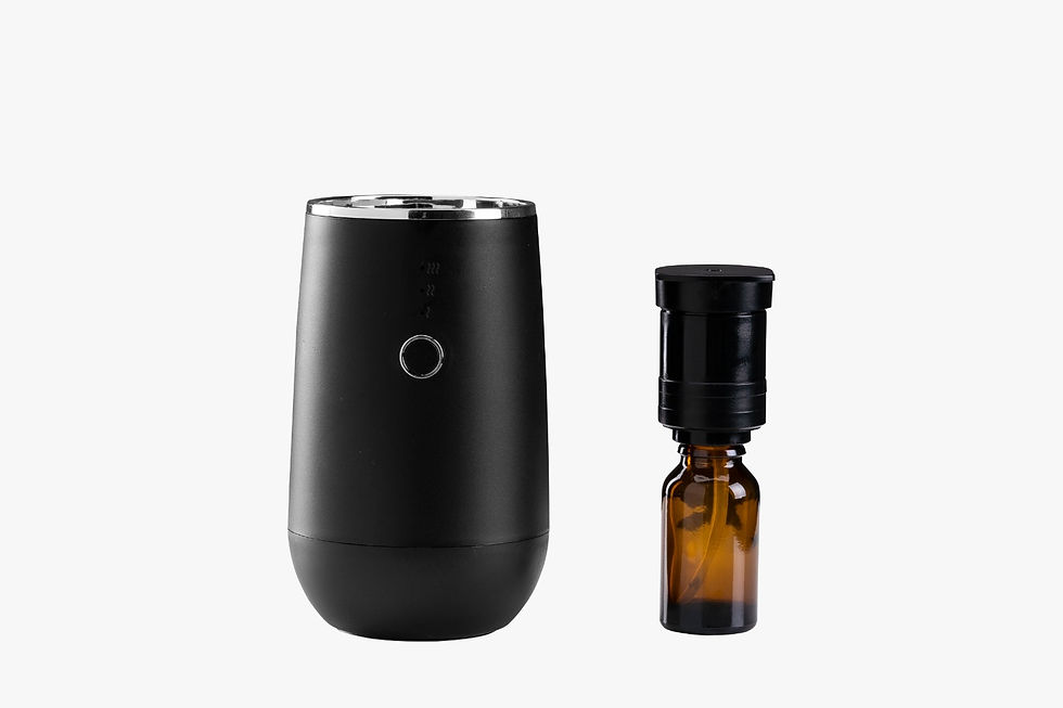 Aromatherapy Starter Pack, Cold Air Diffuser & 12 x 5ml Pure Essential Oils.