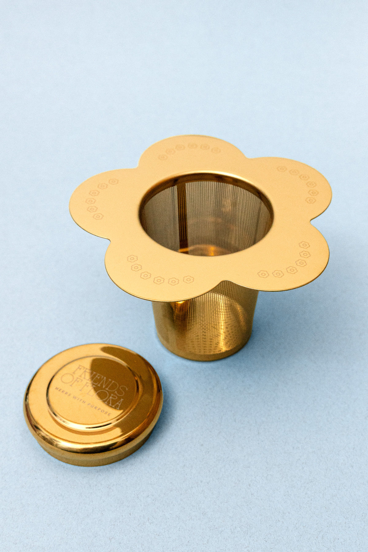 Gold ❊ Lucky Flower Tea Infuser