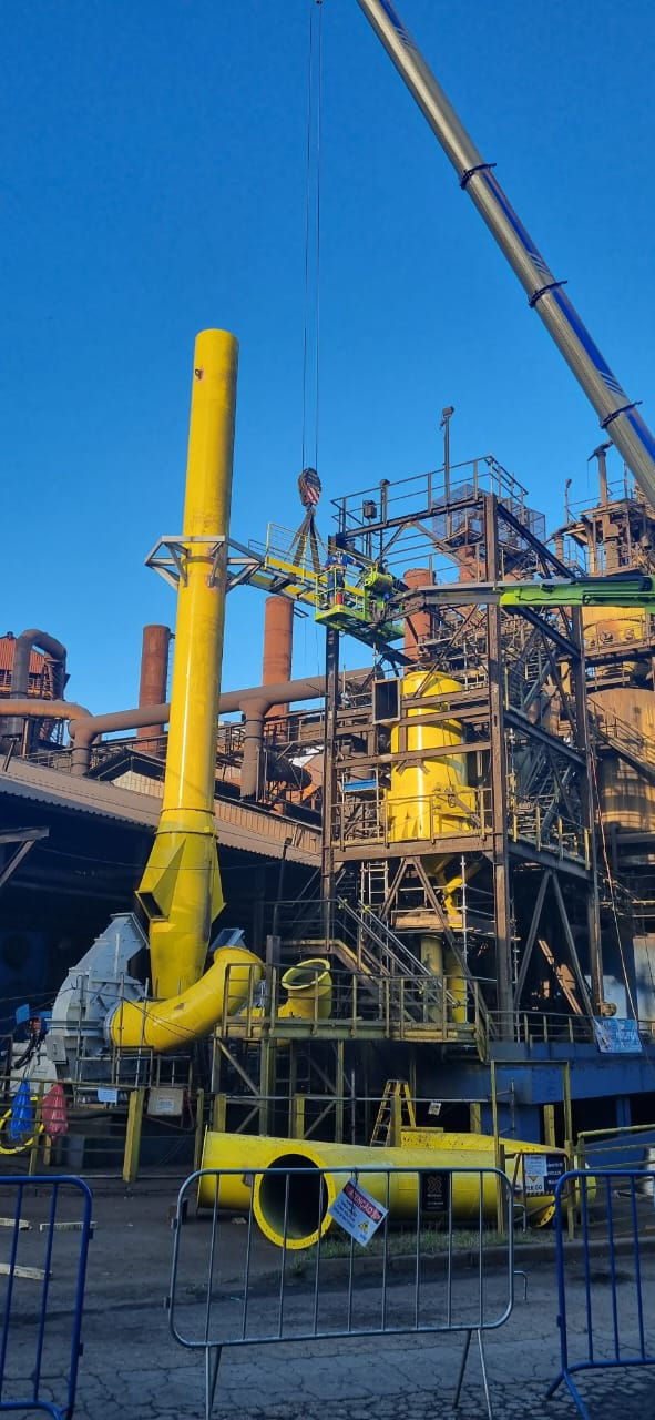 Montagem industrial gasometro