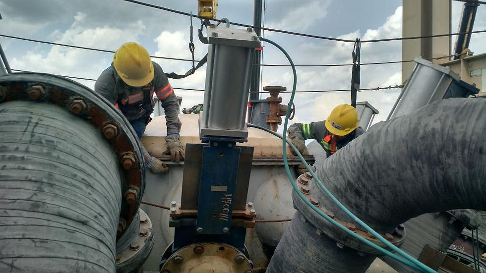 Manutenção em area de parada