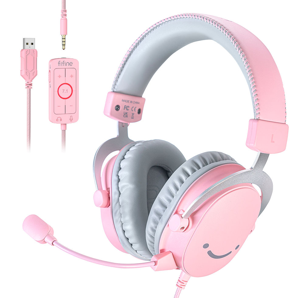 Miniatura: FIFINE Headset,3.5 mm jack&USB Headphone with 7.1 Surround Sound/volum control/M