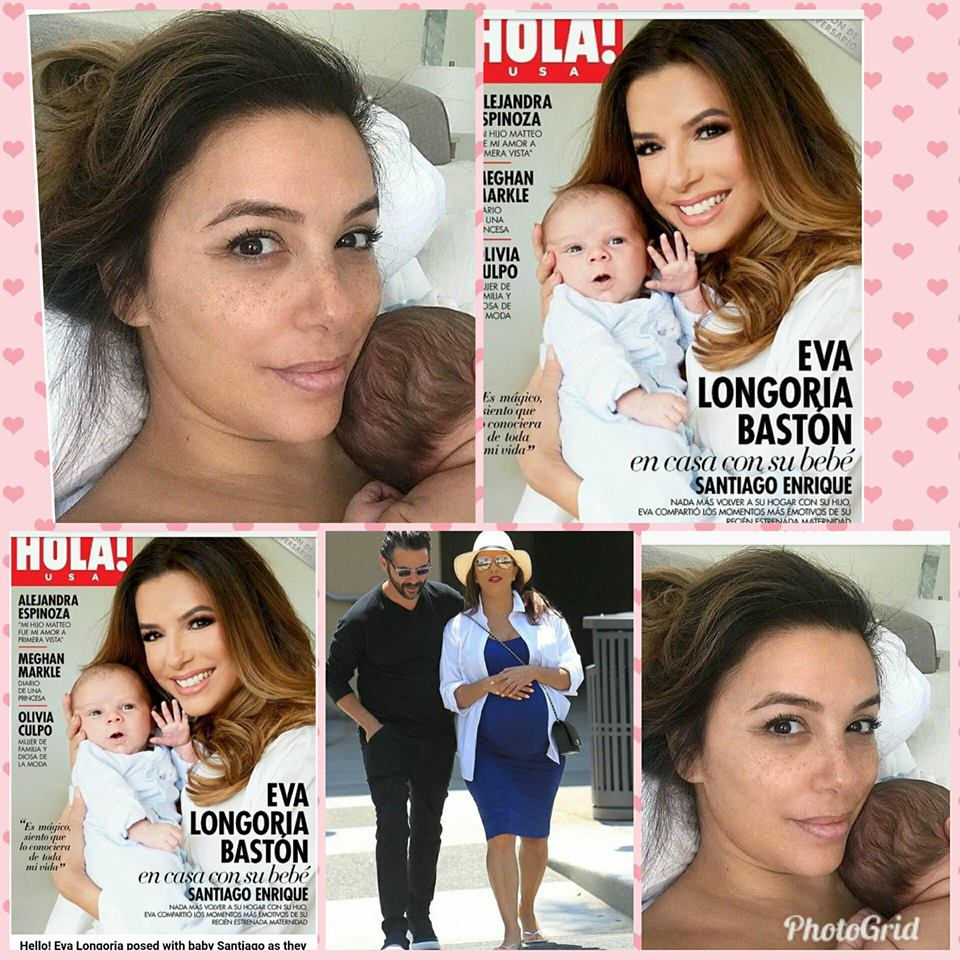 Gorgeous Eva Longoria 43 Smiles As She Poses With Baby Santiago For Their First Magazine Cover