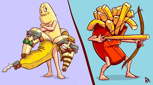 Banana, French Fries