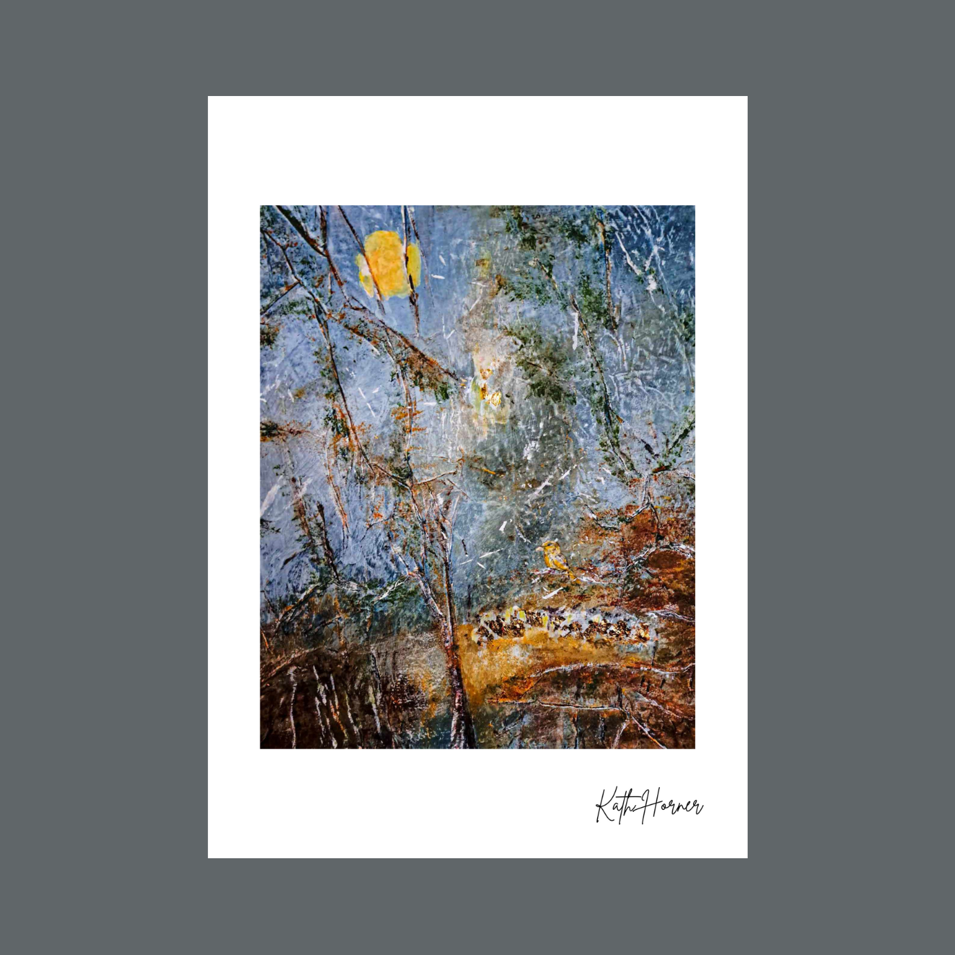 Lights in the Forest - print