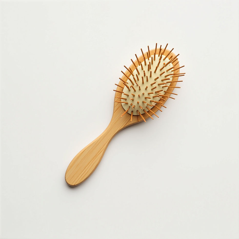 Escova Cabelo Bambu
