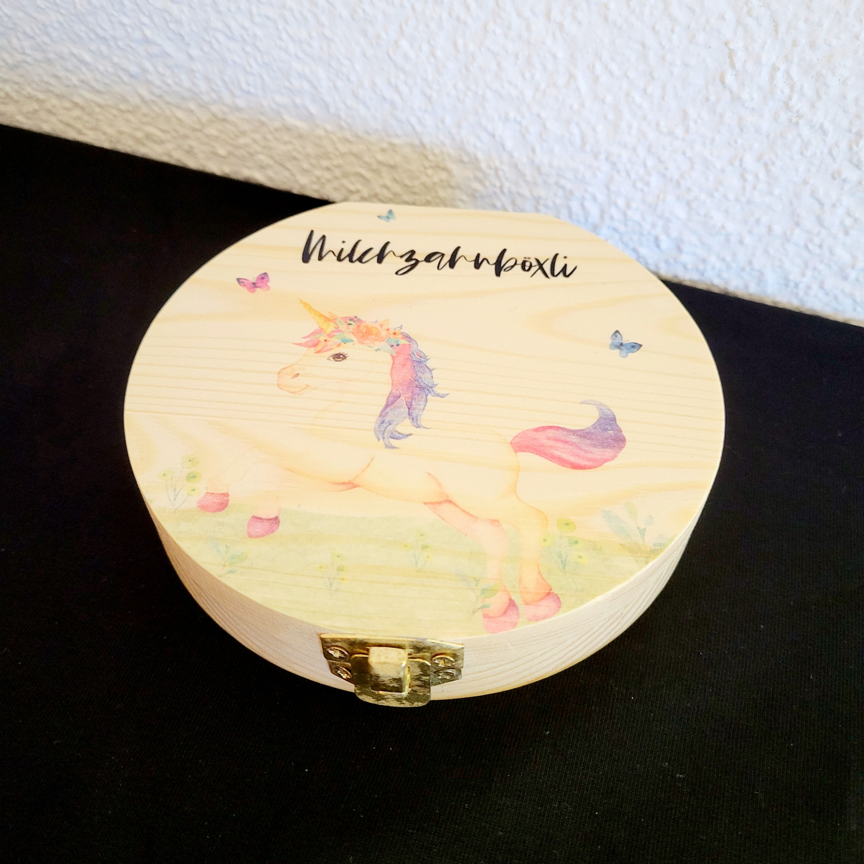 Milchzahnbox Einhorn