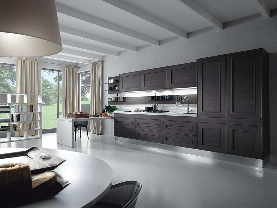 Classic Modern Italian Design Large Kitchen melograno modern