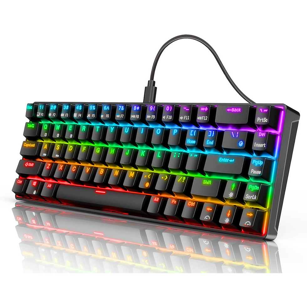 Thumbnail: Royal Kludge RK68 - 65% Wireless RGB Gaming Mechanical Keyboard