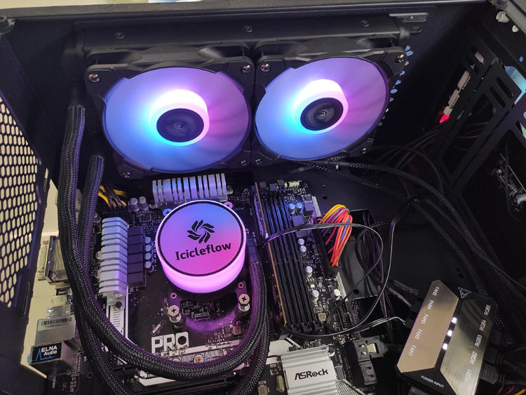 Thumbnail: IcicleFlow 240mm ARGB AIO Water Cooler
