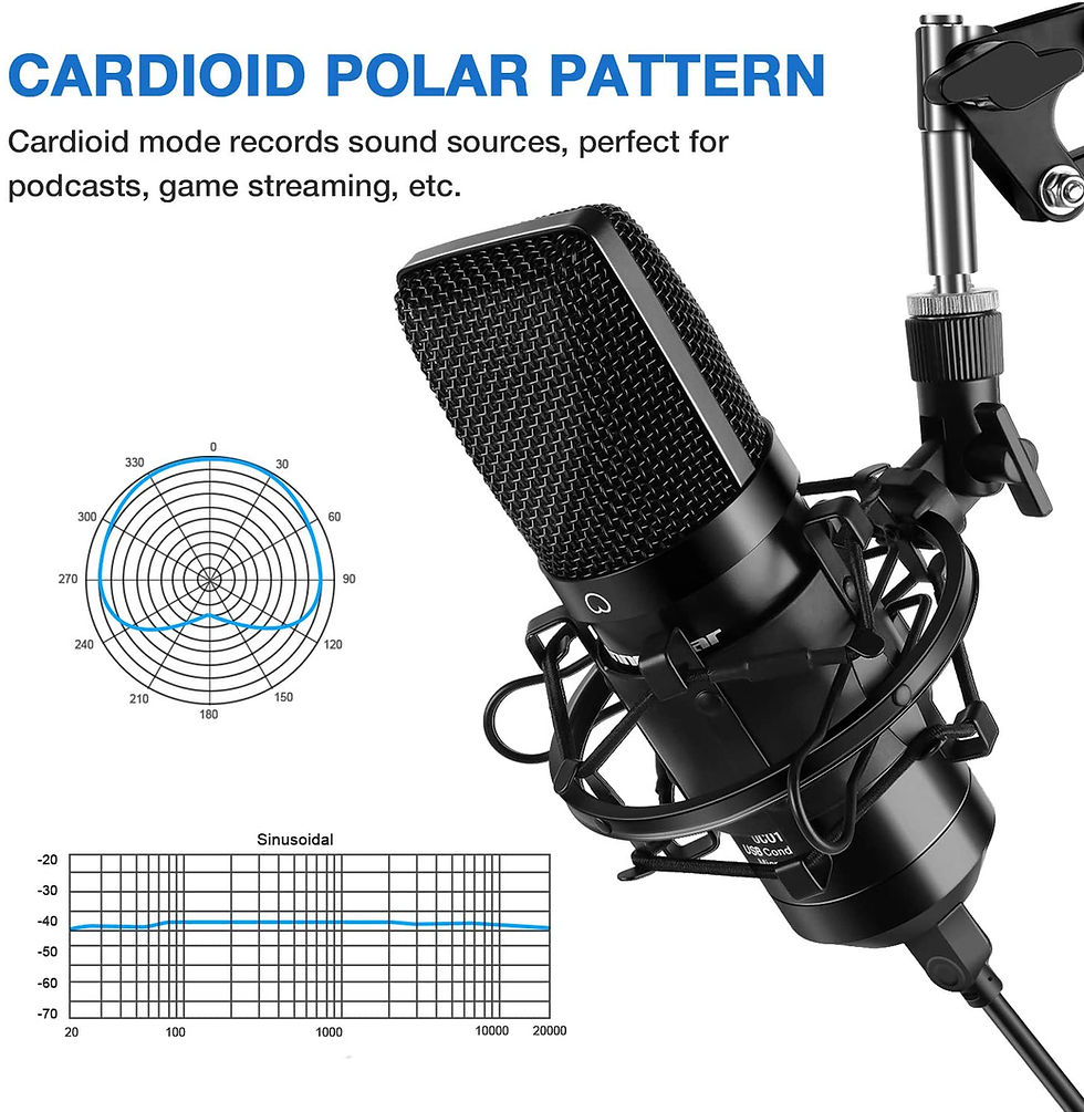 Thumbnail: Maono USB Condenser Microphone Kit + Maono Studio Headphones