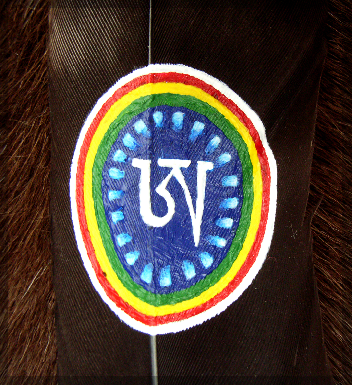 Painted Feather - Tibet Dzogchen