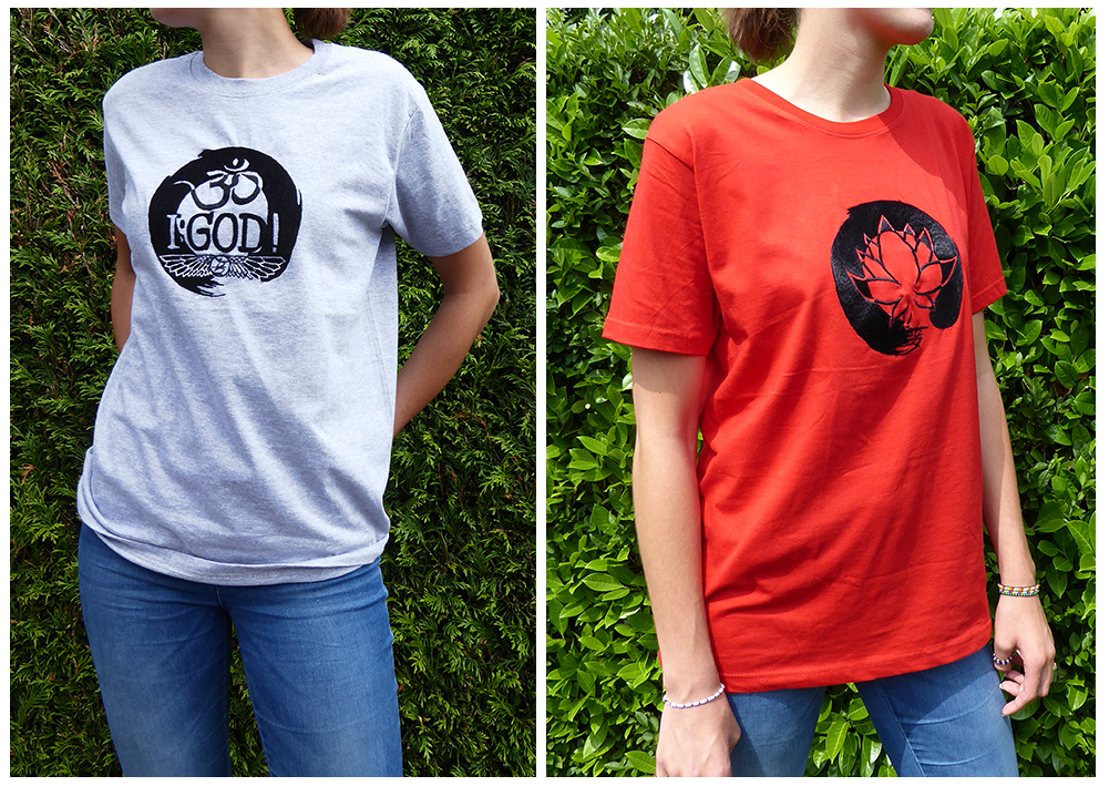 Embroidered t-shirts