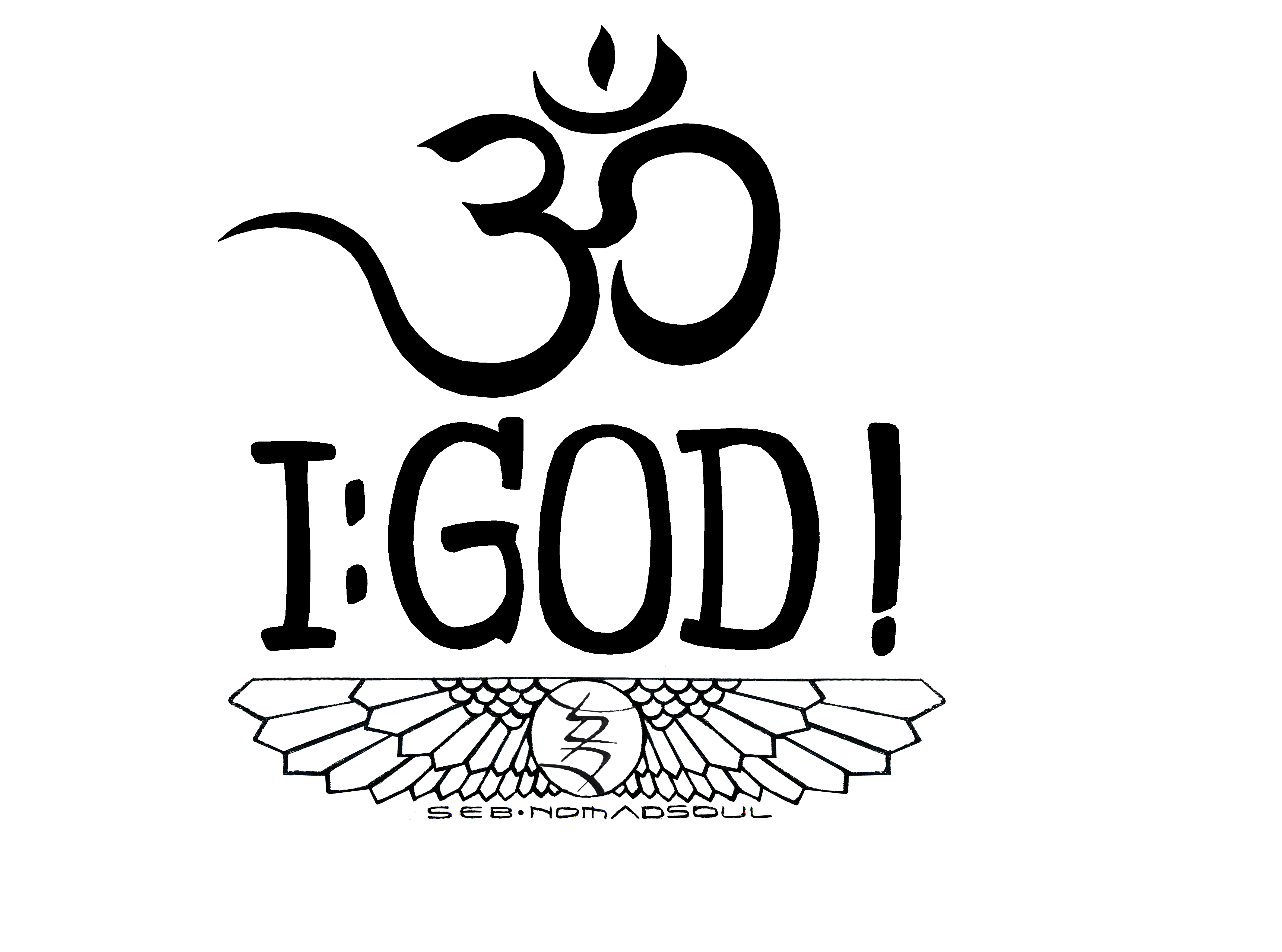 Om I : God ! - Shirt design