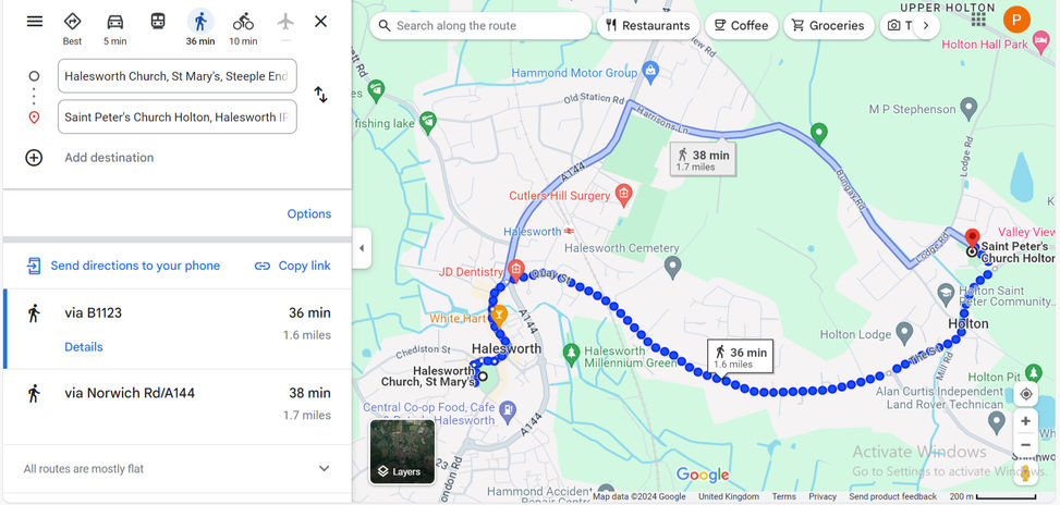 Screenshot taken from Google Maps [accessed 5/08/2024]